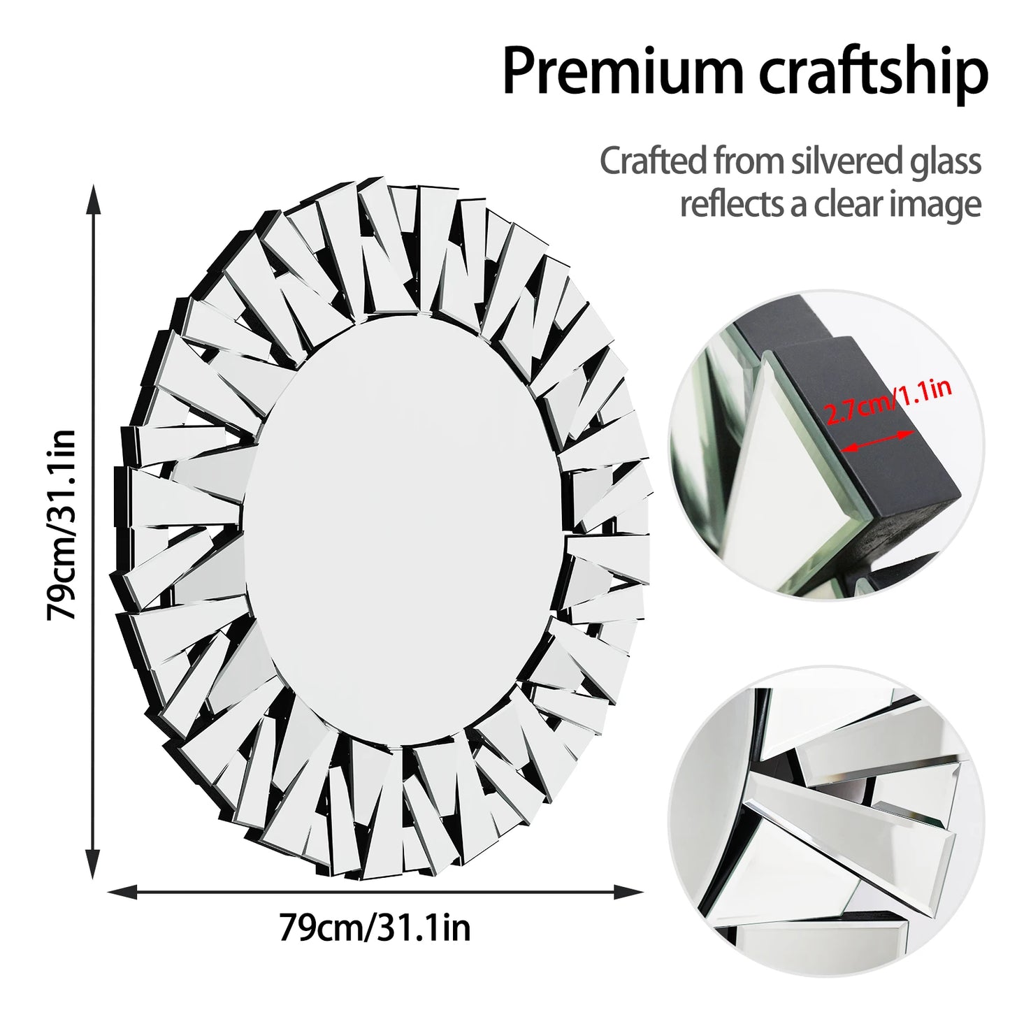 32" Wall Mirrors