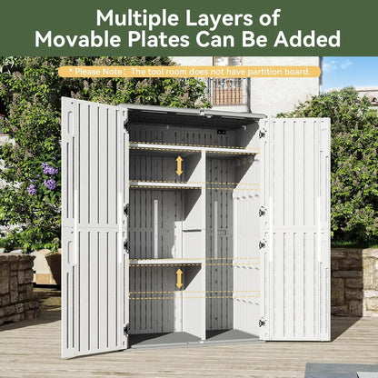 Outdoor Storage Shed, 64 Cu.Ft