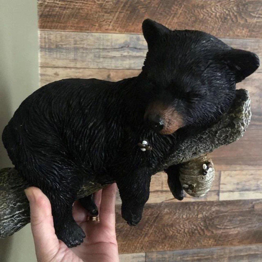 Bear Cub Tree Hugger Wall-Mounted
