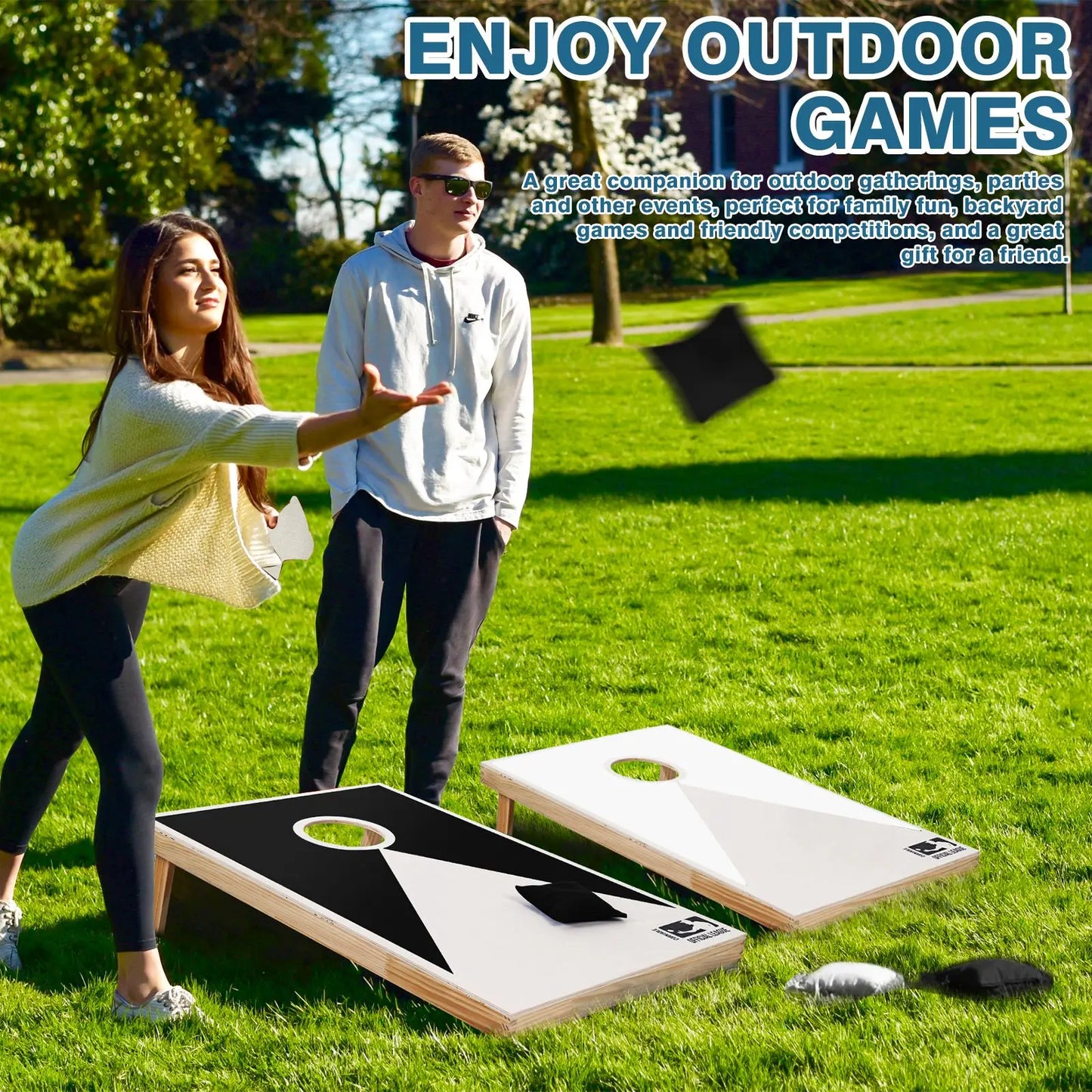 Solid Wood Corn Hole game