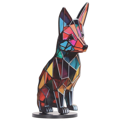 Metal Painted Animal Ornament