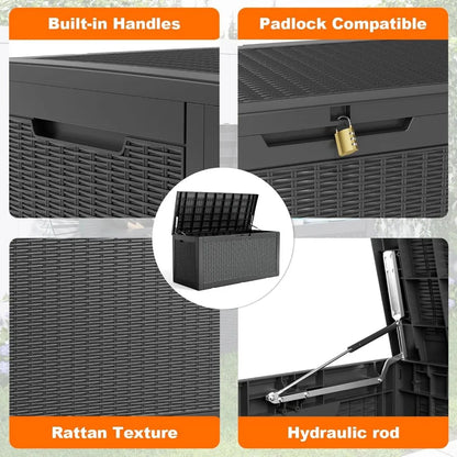 Large Outdoor Storage Box Waterproof,