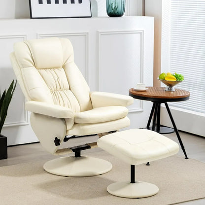 Swivel Recliner with Ottoman,