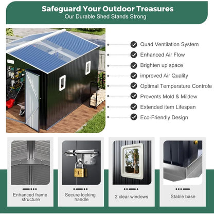 Metal 10x10 Outdoor Storage,