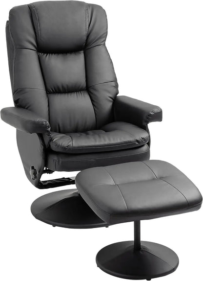 Swivel Recliner with Ottoman,