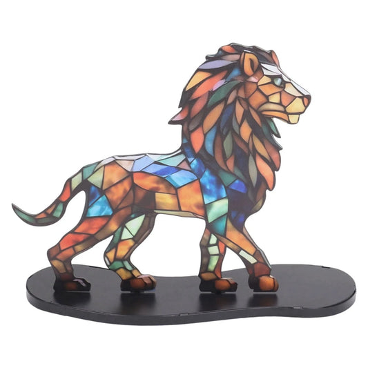 Metal Painted Animal Ornament